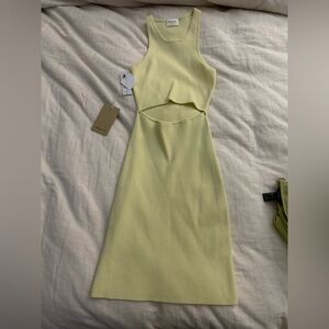 Brand new w tags-aritiza yellow dress -size XS